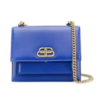 BALENCIAGA Handbag Calfskin "Blue"
