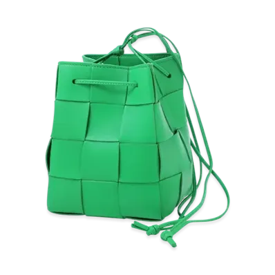 Bottega Veneta Small Cassette Bucket Bag "Parakeet"