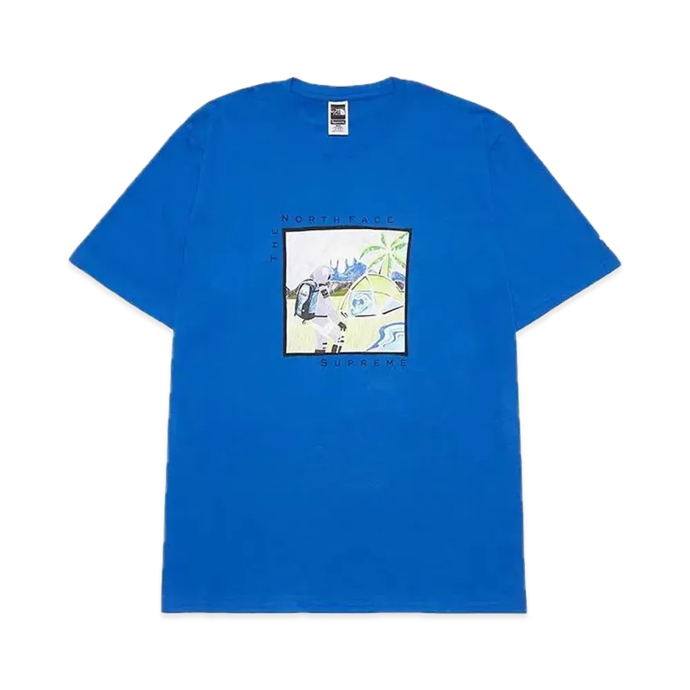 Supreme x The North Face Sketch S/S Top "Blue"