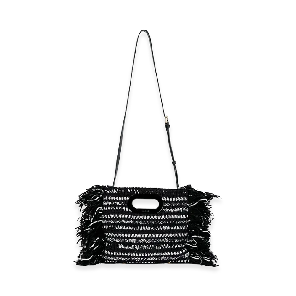 sacai New Shopper Bag Small / Mix Knit "Black"
