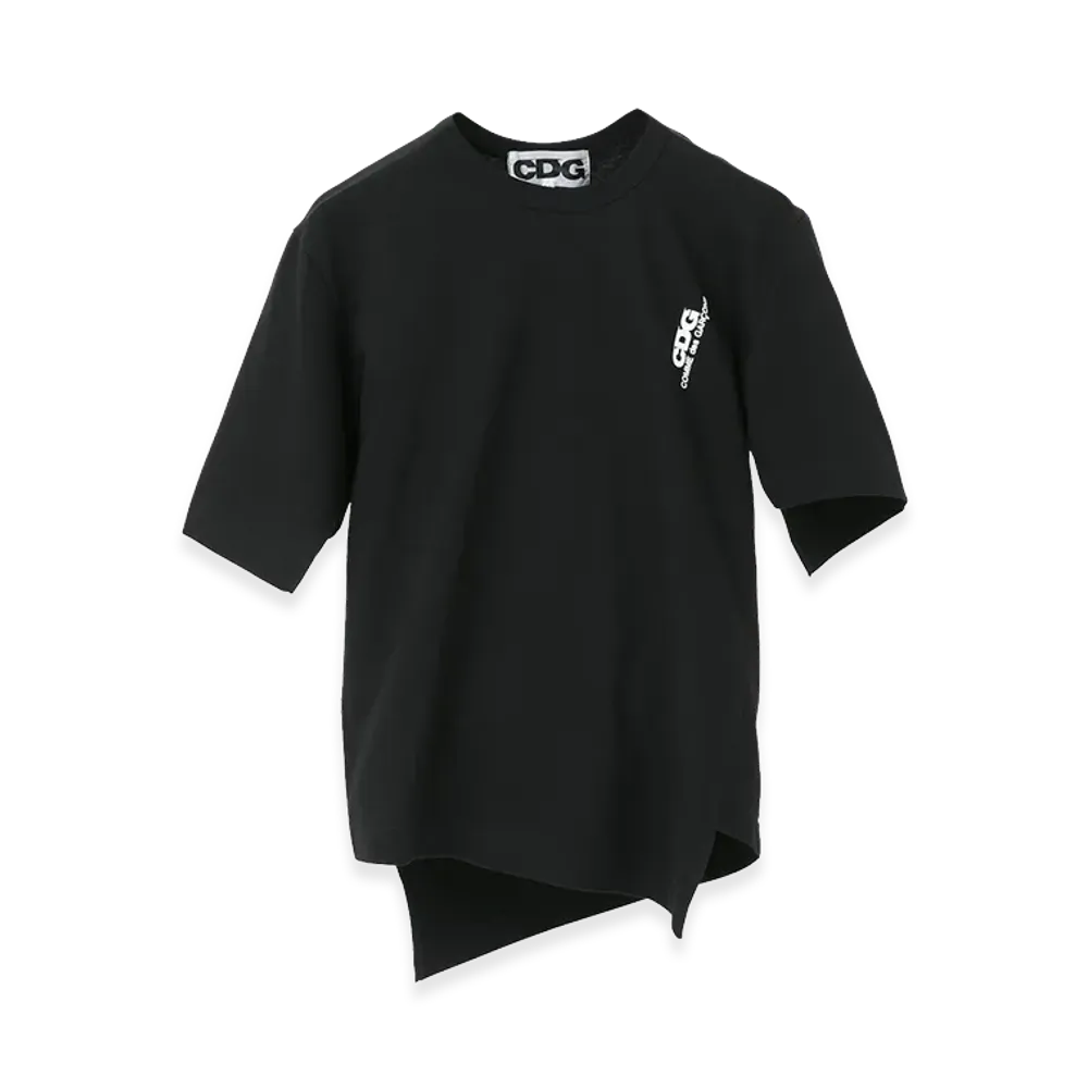 COMME des GARCONS CDG Bias Designed T-Shirt "Black"