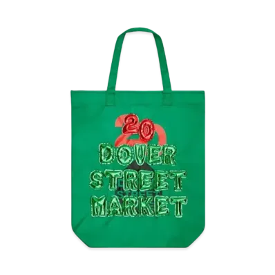 Dover Street Market London x Doublet 20th Anniversary Tote "Green"
