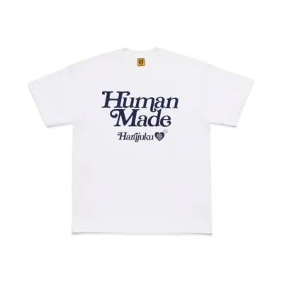 HUMAN MADE Girls Don't Cry Harajuku T-Shirt #1 "White" / VERDY