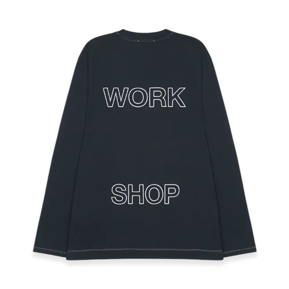 OUR LEGACY Work Shop Box Long Sleeve T-Shirt "Black"