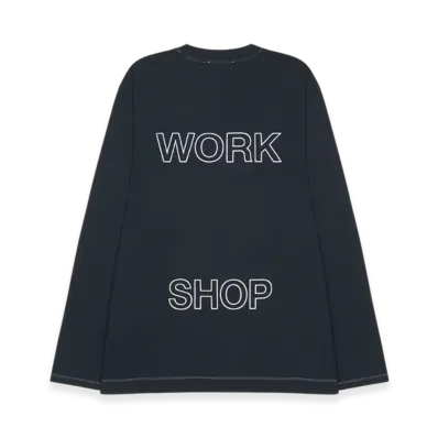 OUR LEGACY Work Shop Box Long Sleeve T-Shirt "Black"