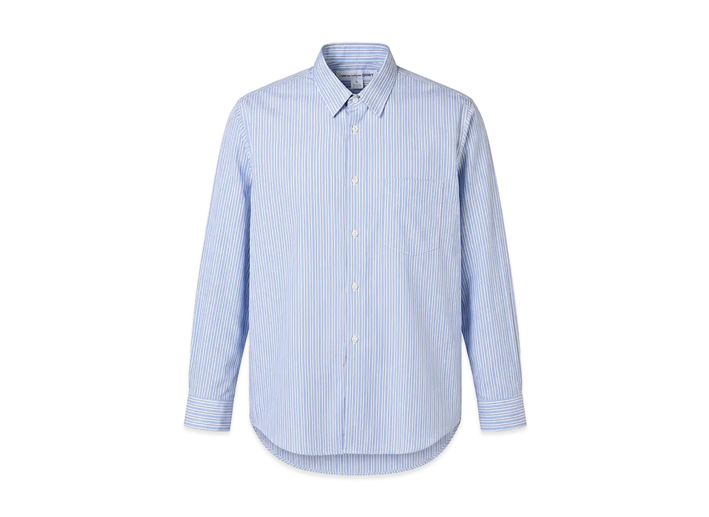 COMME des GARCONS SHIRT Wide Classic Yarn Dyed Cotton Stripe Poplin "Stripe"