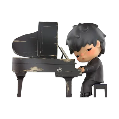 POP MART "Figurine" Hirono The Pianist Figure
