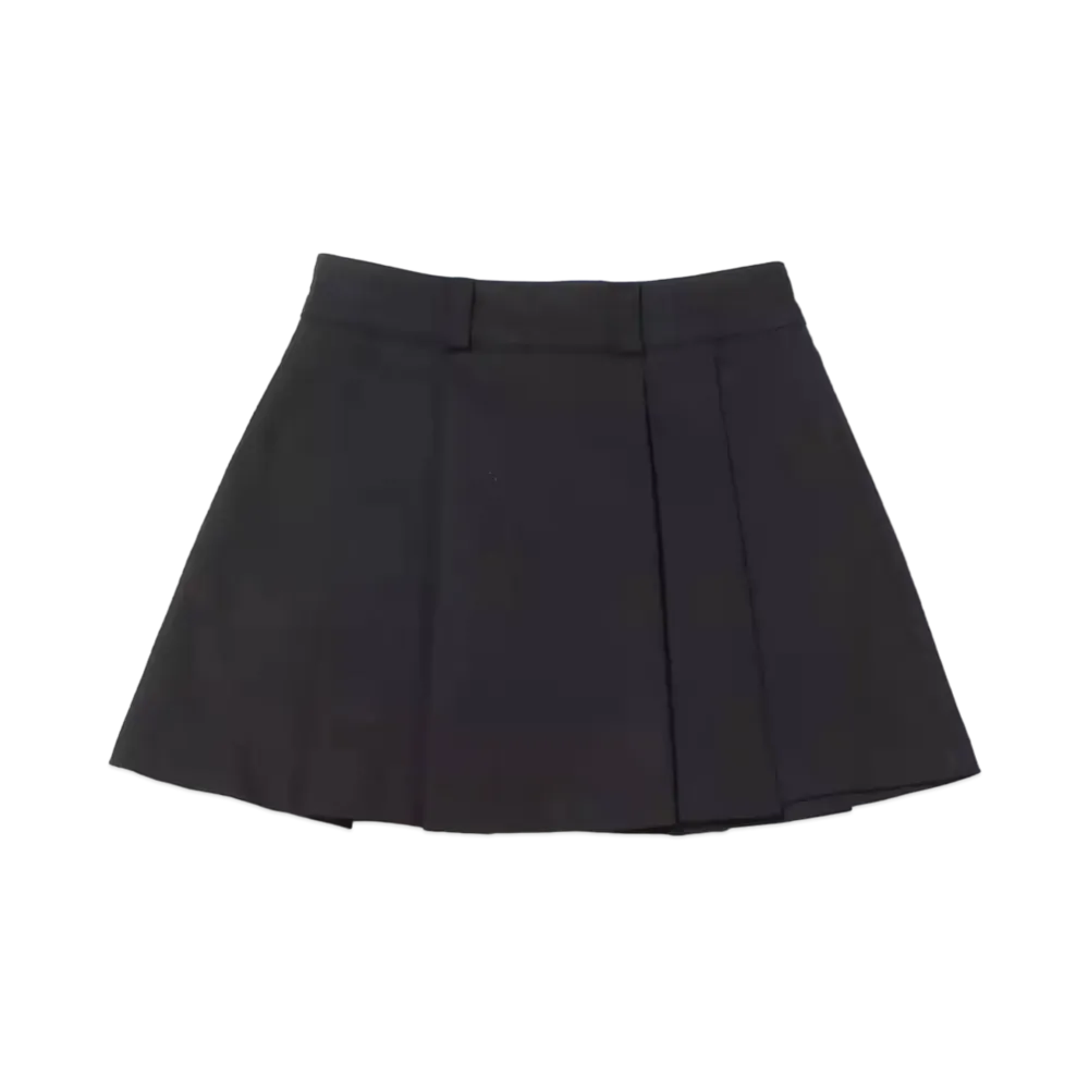 atmos pink Pleated Mini Skirt "Black"