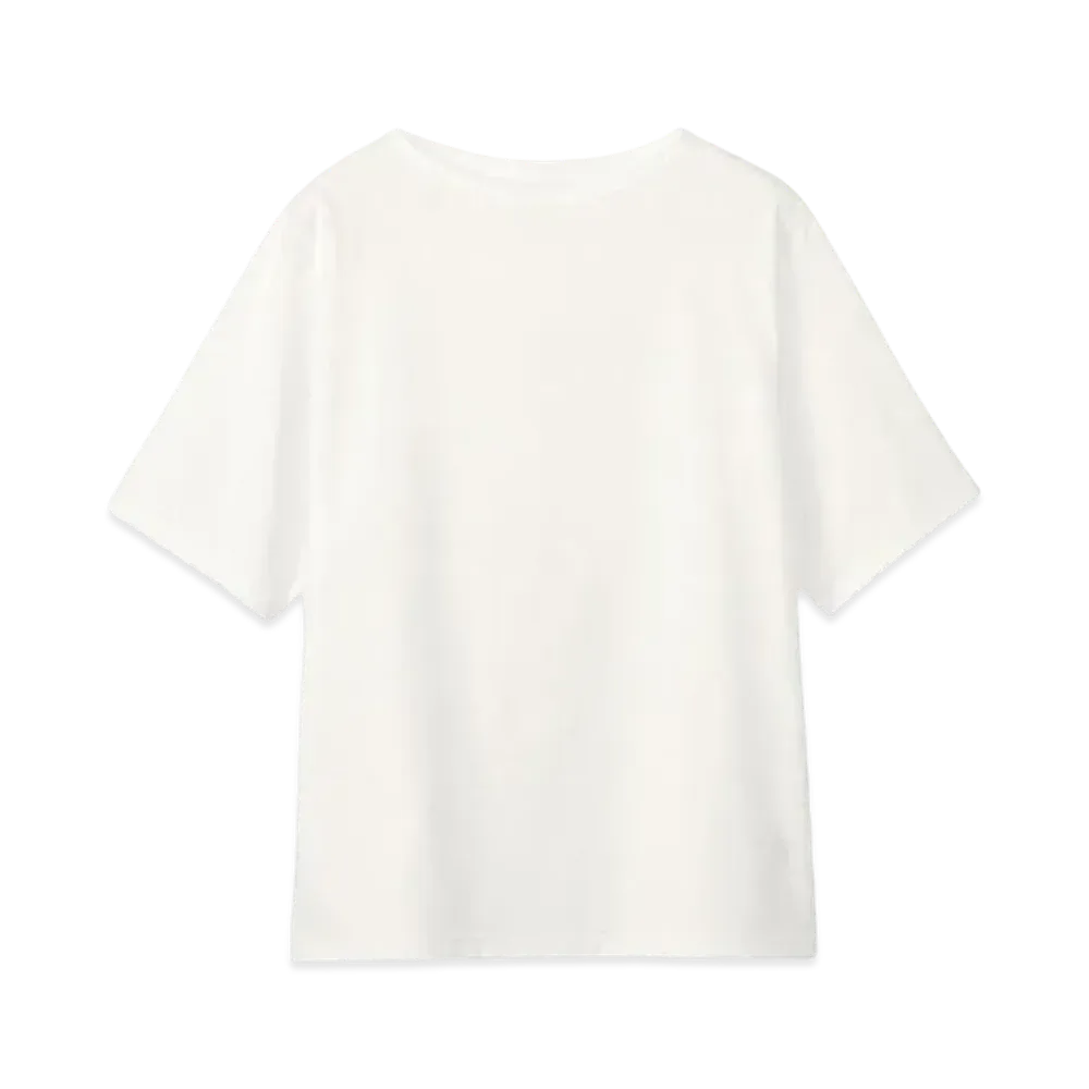 Goldwin Hard Twist Boat Neck T-shirt (Unisex) "White"
