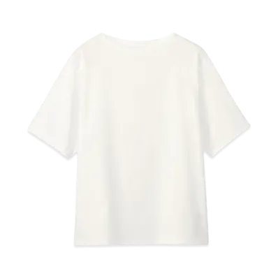 Goldwin Hard Twist Boat Neck T-shirt (Unisex) "White"