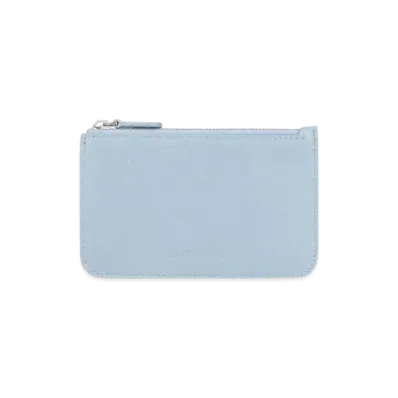 BALENCIAGA Essential Long Coin And Card Holder Grey "Blue"