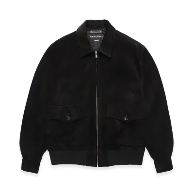 WACKO MARIA Suede Leather Jacket "Black"