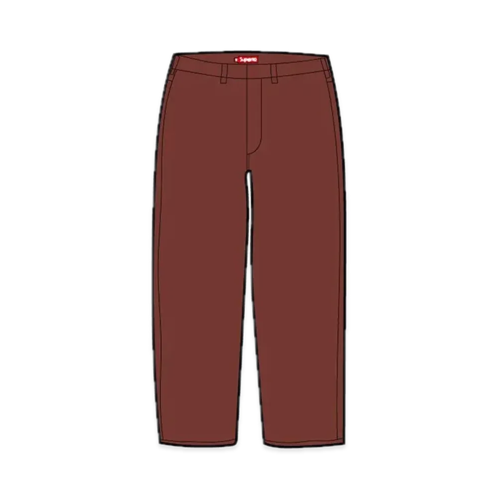 Supreme Work Pant "Brick"