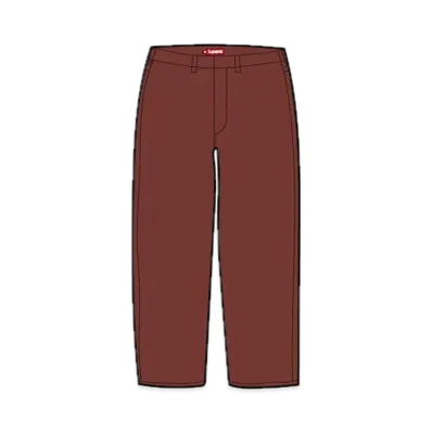 Supreme Work Pant "Brick"