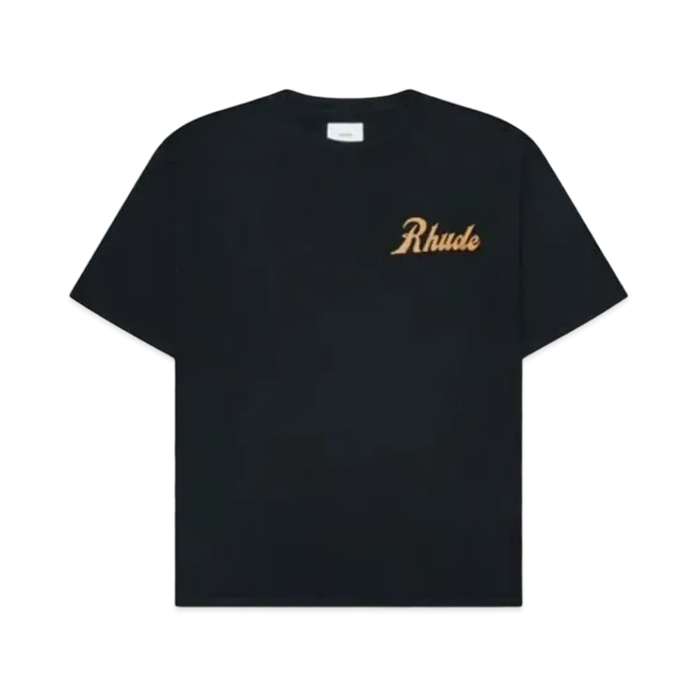 RHUDE Sales And Service Tee "Black"