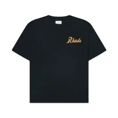 RHUDE Sales And Service Tee "Black"