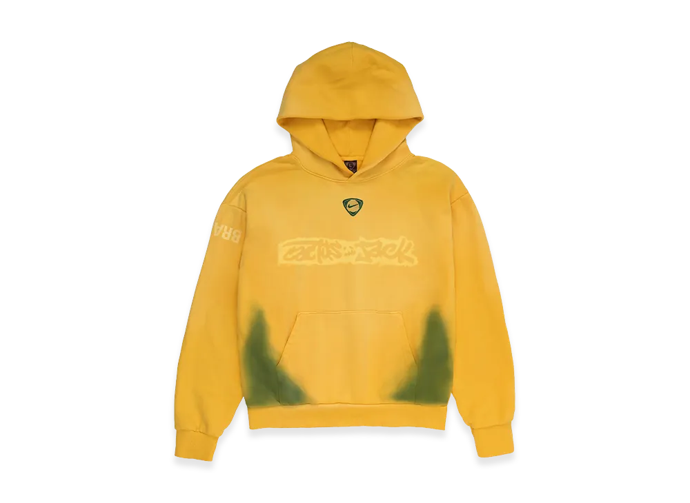 Travis Scott Cactus Jack x Nike Brasil Total 90 Hoodie "Yellow"
