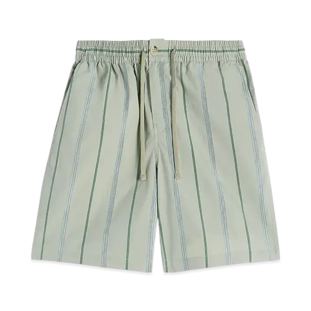 Maison Kitsune Elasticated Shorts "Vert De Gris"