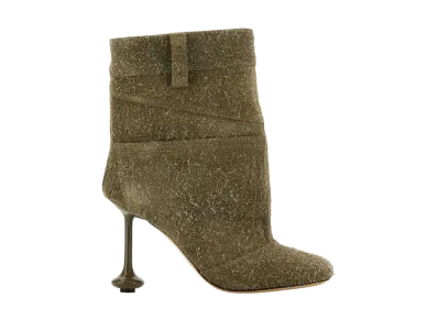 LOEWE Women's Toy Panta Ankle Boots "Green"