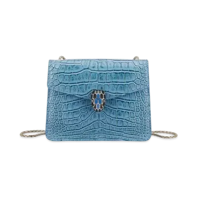 BVLGARI Serpenti Forever Crossbody Bag "Blue"