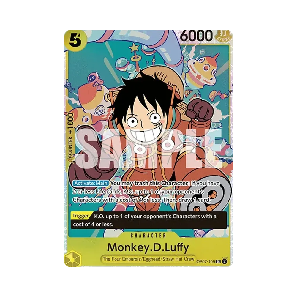 モンキー・D・ルフィ SR [OP07-109](プロモーションカード「Vジャンプ