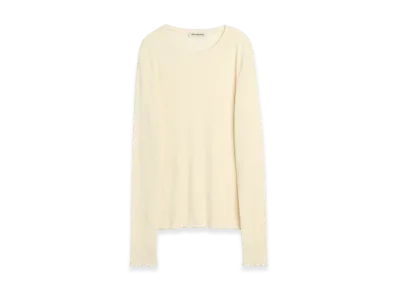 OUR LEGACY Elongated Longsleeve "Cloudbone Ripple Rib"
