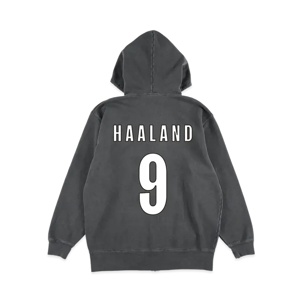 WIND AND SEA Man City Zip Up Sweatshirt (Haaland) "Black"