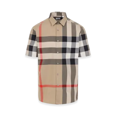 Burberry Summerton Short Sleeve Shirt "Beige"