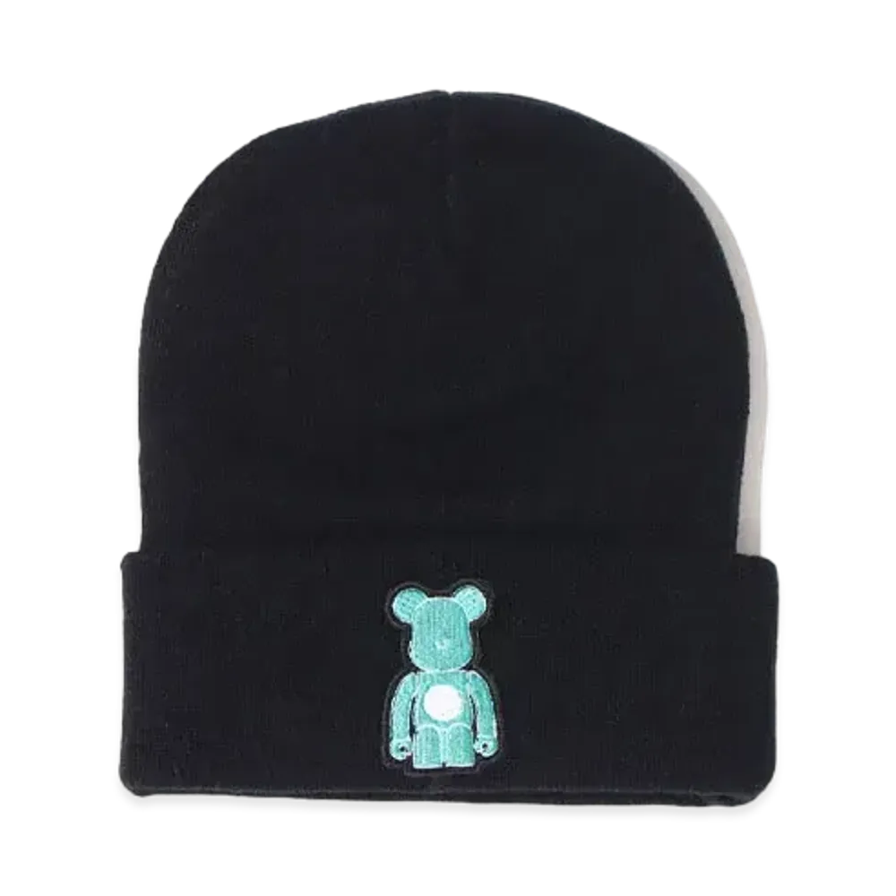 WIND AND SEA x BEAR BRICK x atmos Bear Beanie "Black"