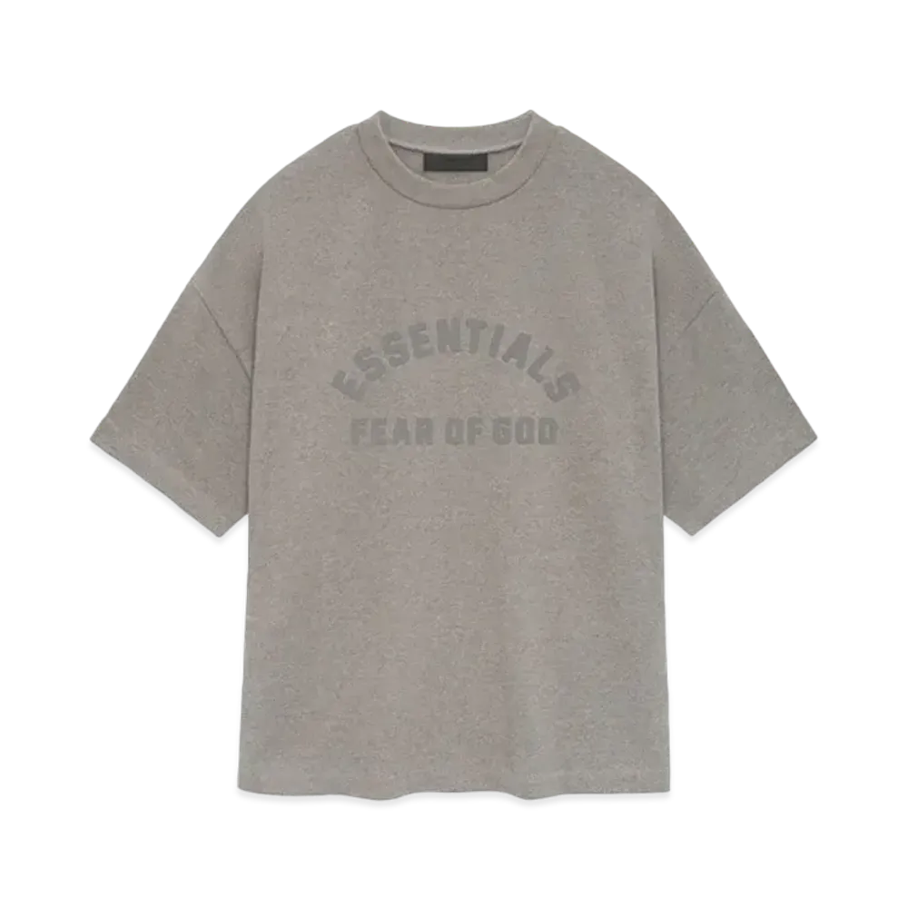 FEAR OF GOD ESSENTIALS Heavy S/S Tee "Heather Grey"