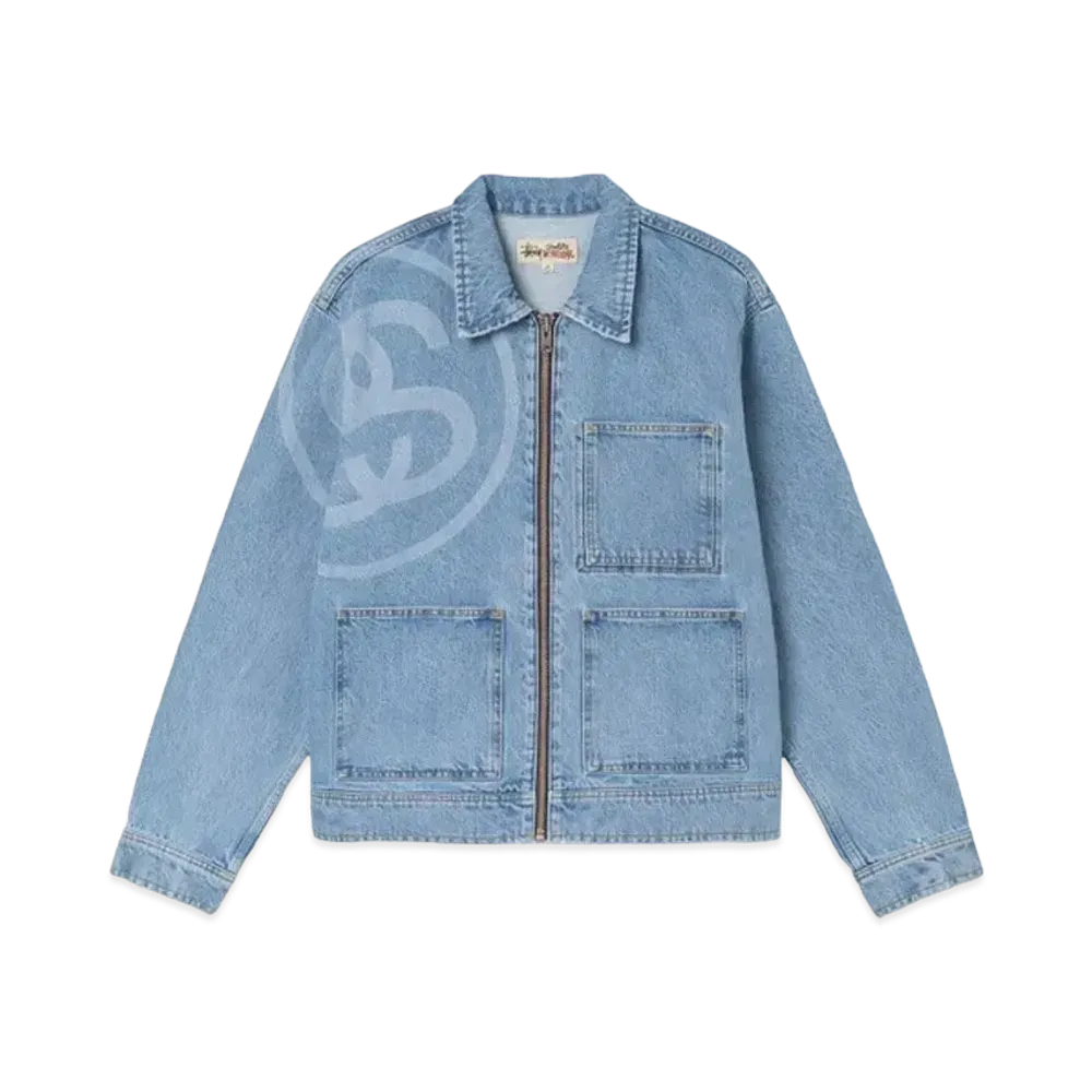 Stussy SS-Link Zip Work Jacket "Stone Wash"