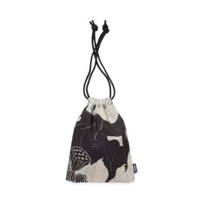 APHRODITEGANG GAKKIN x BUDSPOOL Ukirenge Drawstring Bag "Black"