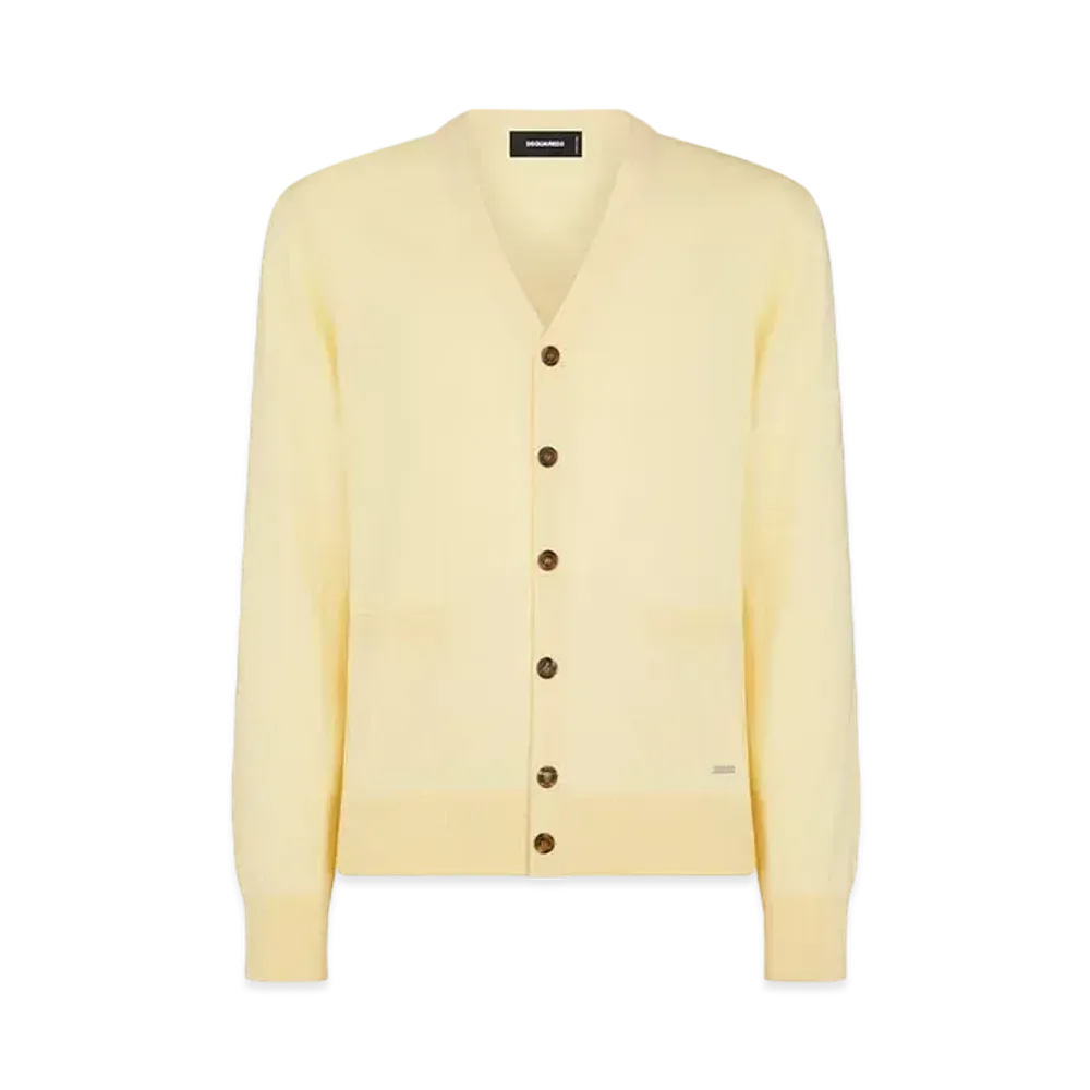 Dsquared2 The Caten Prive Knit Cardigan "Yellow"