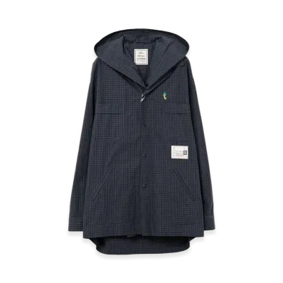 Maison MIHARA YASUHIRO Extended Placket Hood Shirt "Black"