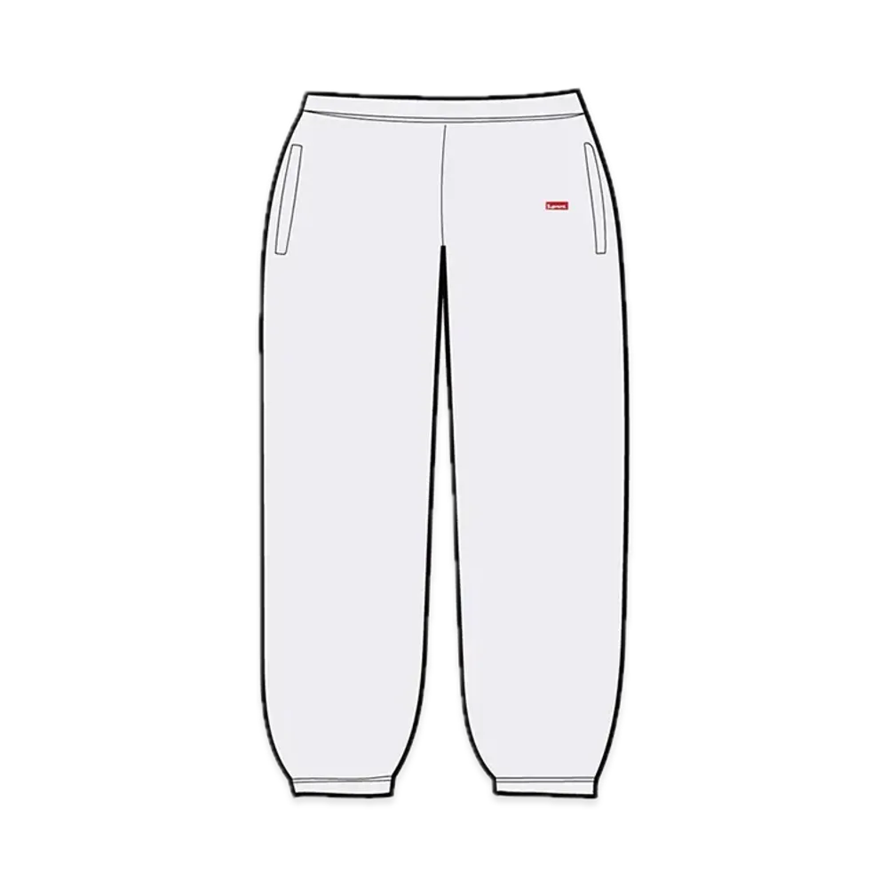 Supreme Small Box Sweatpant "Ash Grey"(23SS)