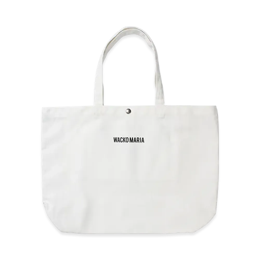 WACKO MARIA x Speak Easy Tote Bag "White"
