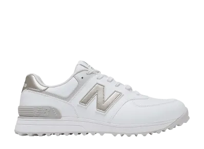 New Balance Golf 574V4 "White/Silver Metallic"