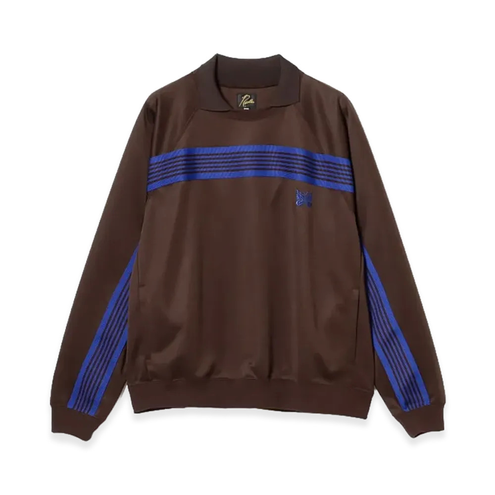 NEEDLES x BEAMS Track Top "Brown/Blue"