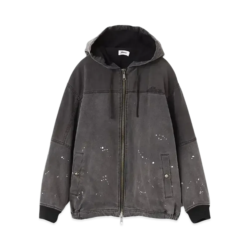 atmos Heavy Duck Zip-Up Work Jasket "Black"