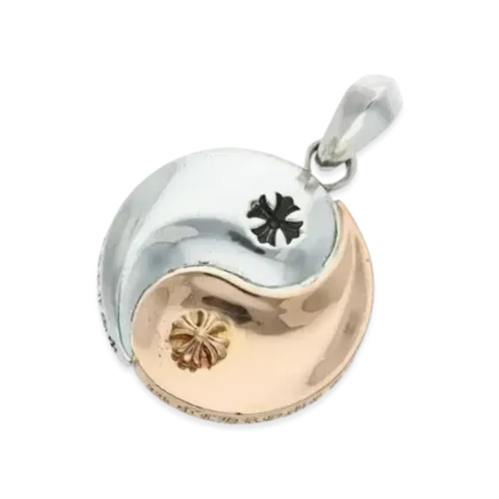 Chrome Hearts Small Yin Yang Pendant "Silver/Yellow Gold" "Silver/Yellow Gold"
