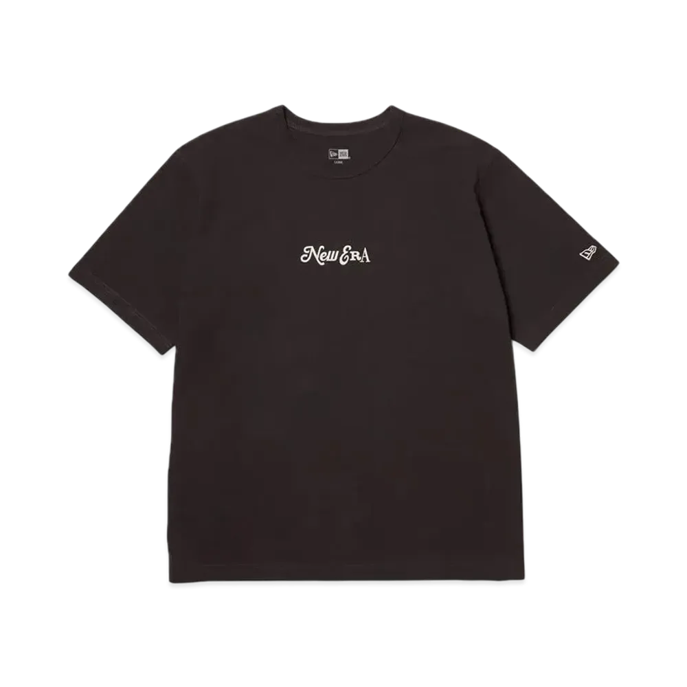 NEW ERA Short Sleeve Washed Cotton T-shirt Logo Archive "Sumikuro"