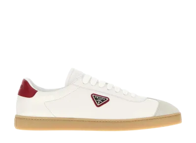 PRADA Napa Leather Sneakers "White"