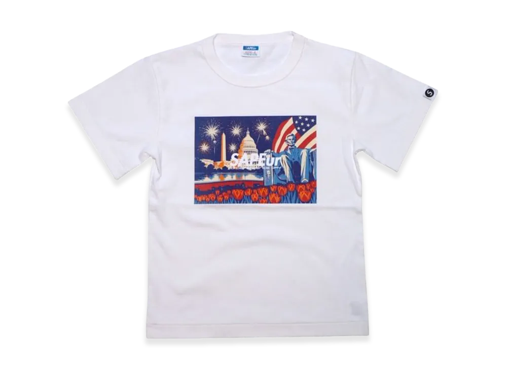 SAPEur Kids Independence Day Graphic Tee S/S Tee "White"
