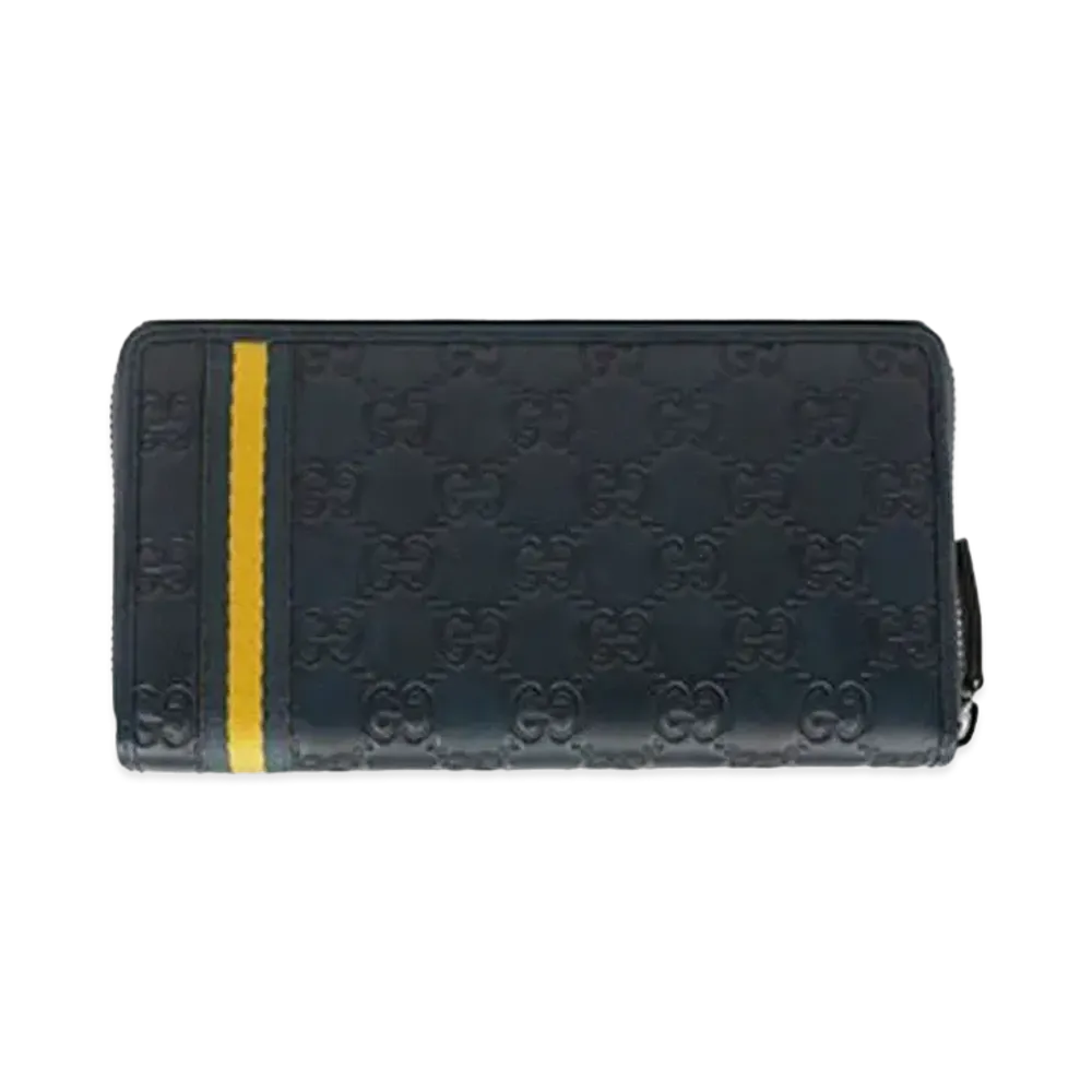 GUCCI Guccissima Zip Around Wallet