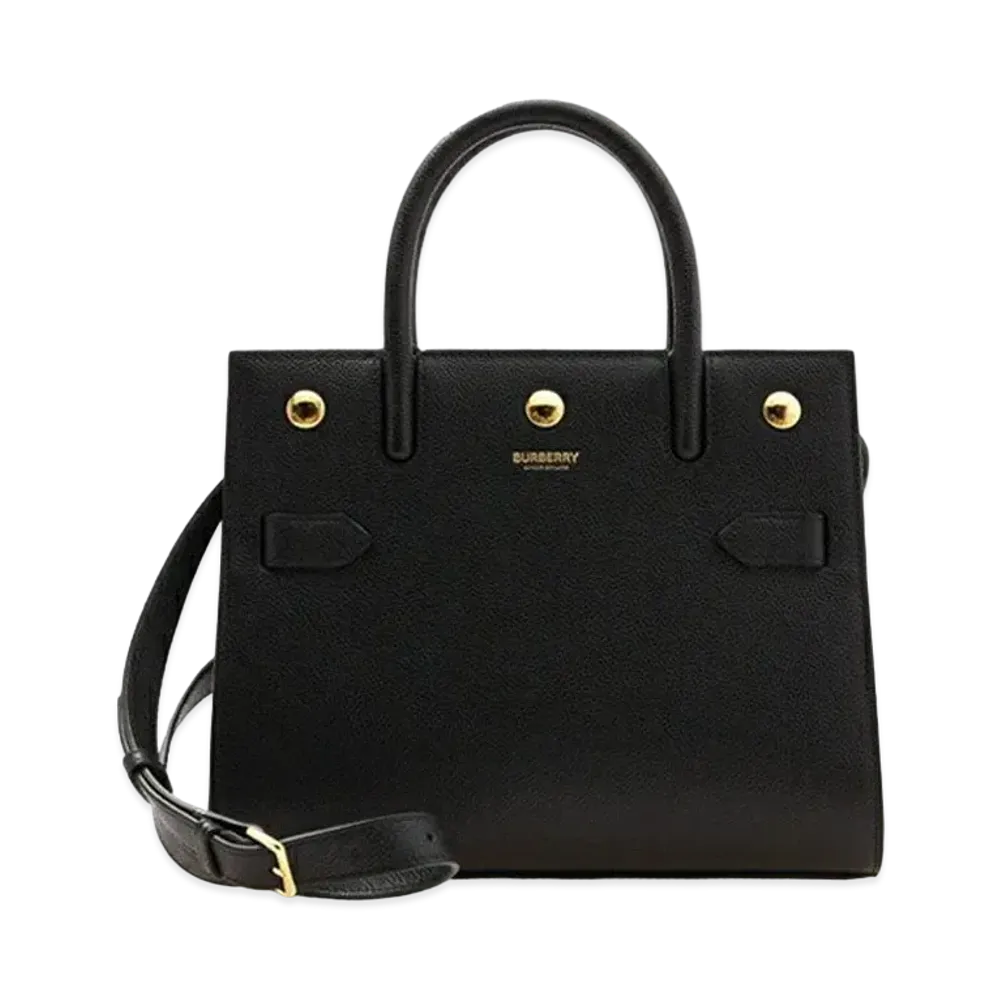 Burberry Title Leather 2Way Bag "Black"