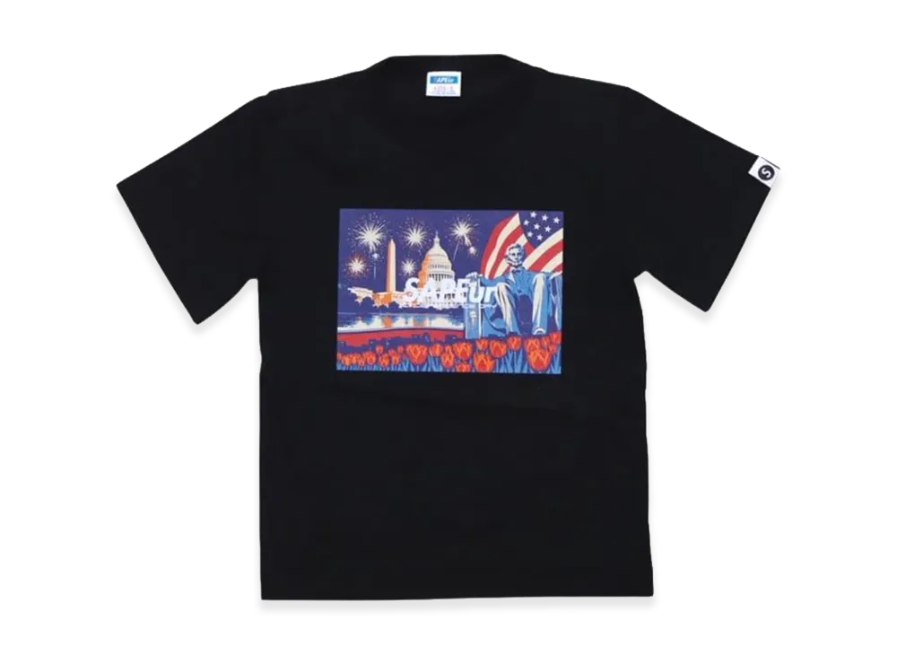 SAPEur Kids Independence Day Graphic Tee S/S Tee "Black"