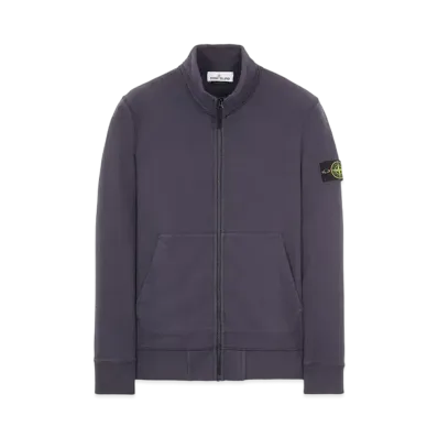 Stone Island 66120 BRUSHED COTTON FLEECE "Ink Blue"