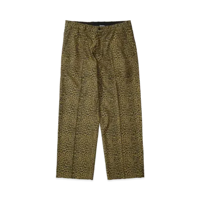 Supreme Leopard Wool Trouser "Tan"