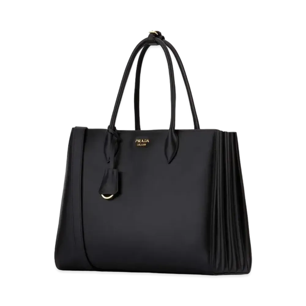 PRADA Bibliotheque Tote Bag "Black"