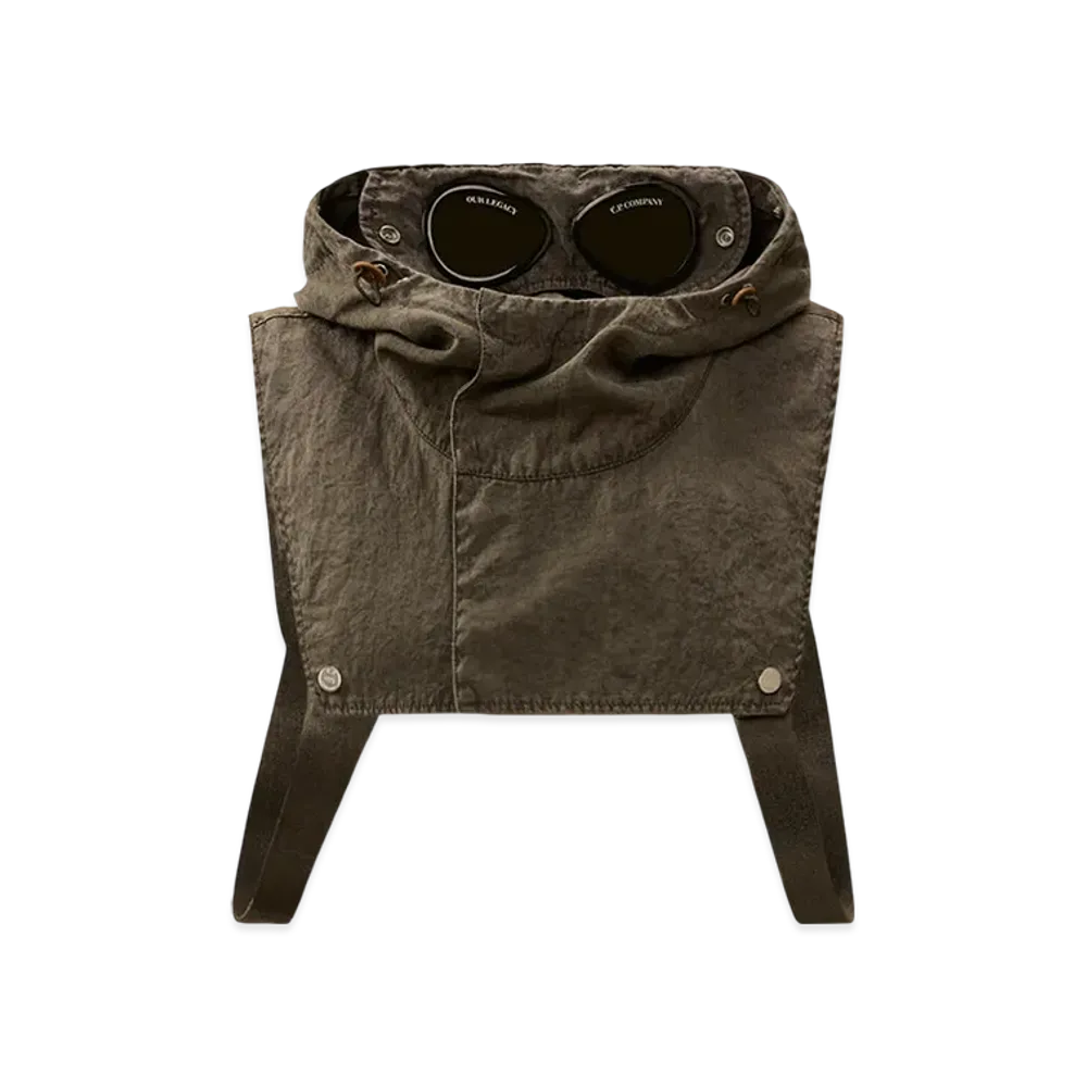 C.P. Company x OUR LEGACY WORK SHOP Oxford Detachable Goggle Hood "After Dark Grey"